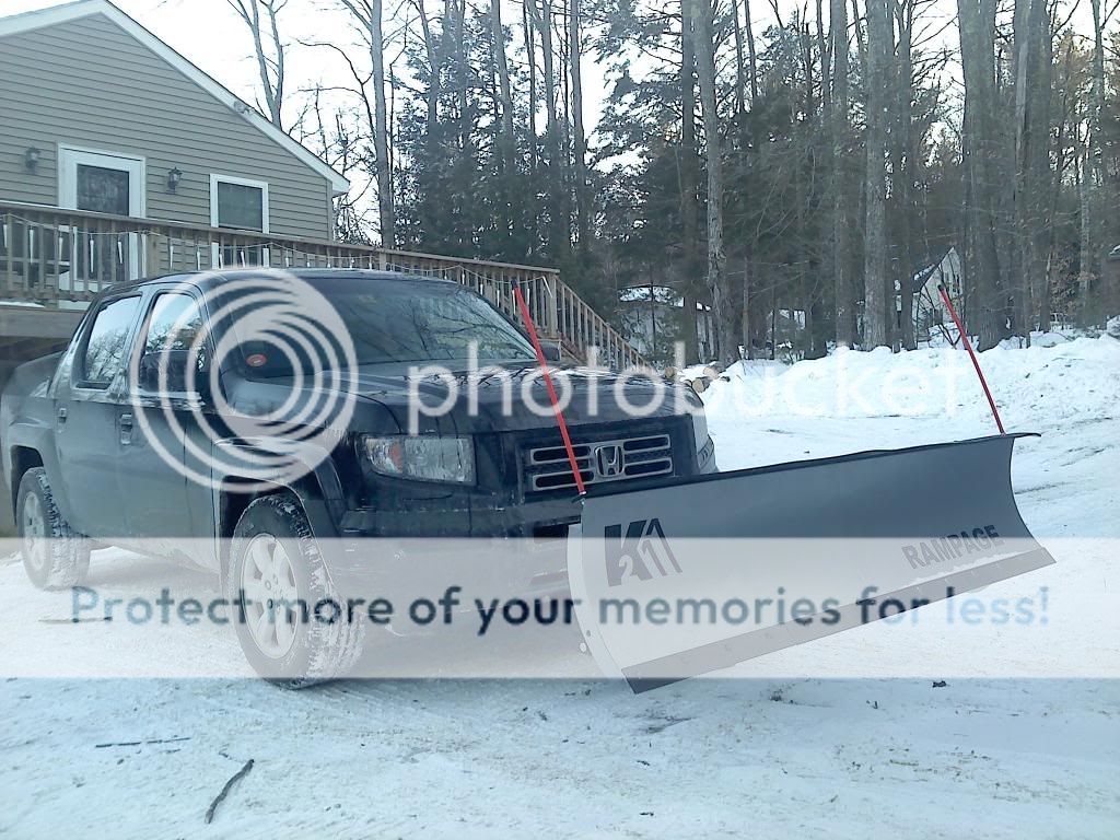 Can a honda ridgeline plow snow